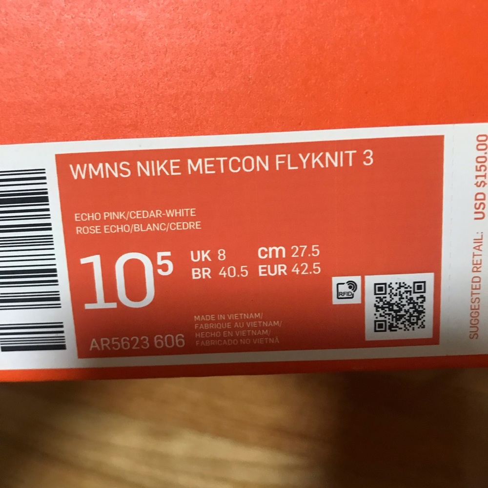 Nike Metcon Flyknit 3 Echo Pink - Picture 6 of 6
